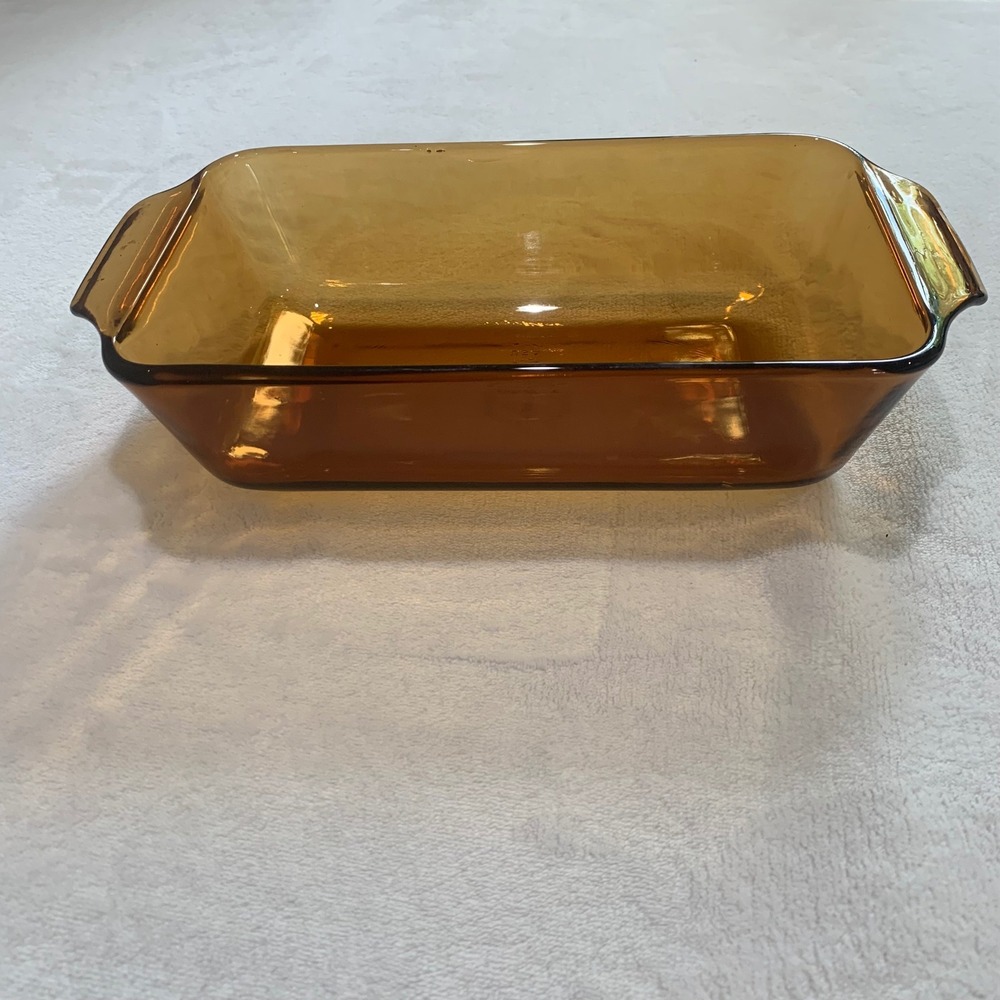 Vintage Anchor‎ hoking amber loaf pan